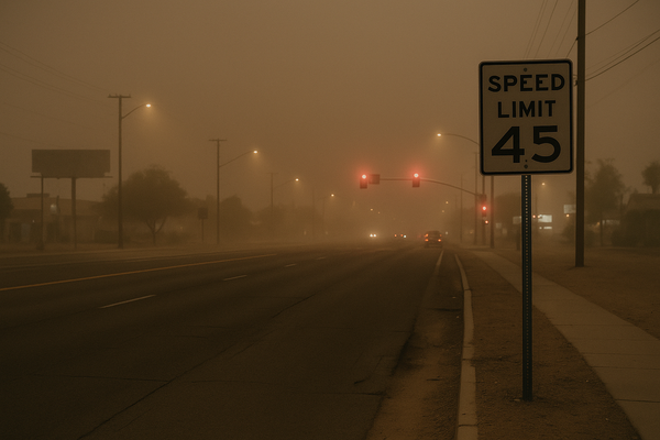 West Phoenix PM10 Hits 168 µg/m³ at 9 p.m., Crossing Unhealthy-for-Sensitive-Groups Threshold. The Maricopa County Air Qua…