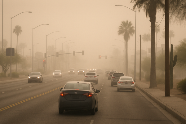 West Phoenix PM10 Hits 173 µg/m³, Crossing Unhealthy-for-Sensitive-Groups Threshold. Maricopa County Air Quality Departmen…