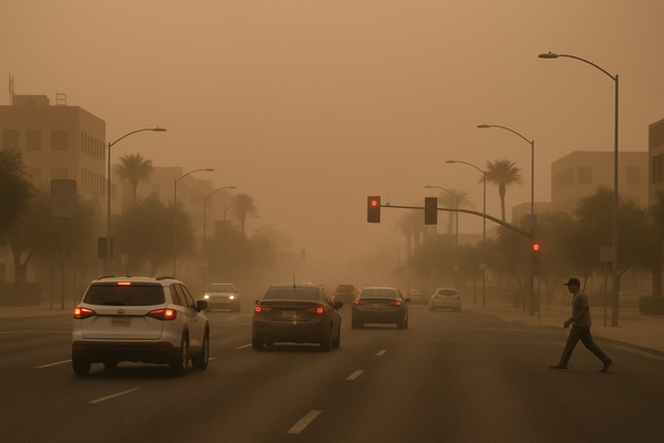 West Phoenix PM10 Hits 306 Micrograms Per Cubic Meter at 5 p.m. Tuesday. The West Phoenix air monitoring station recorded …