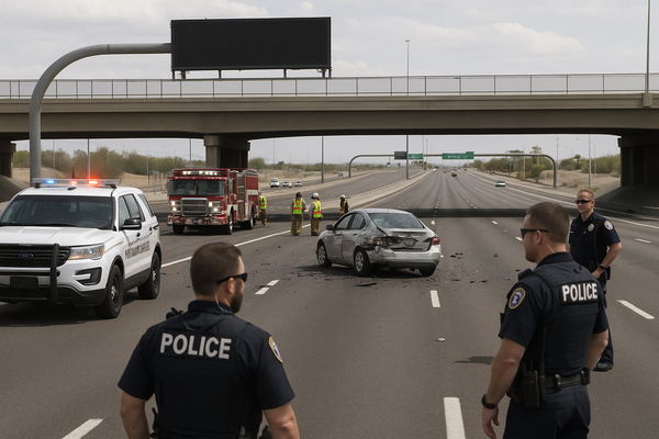 Westbound I-10 Closed in Chandler After Crash at Chandler Boulevard. ADOT has shut westbound Interstate 10 in Chandler wit…