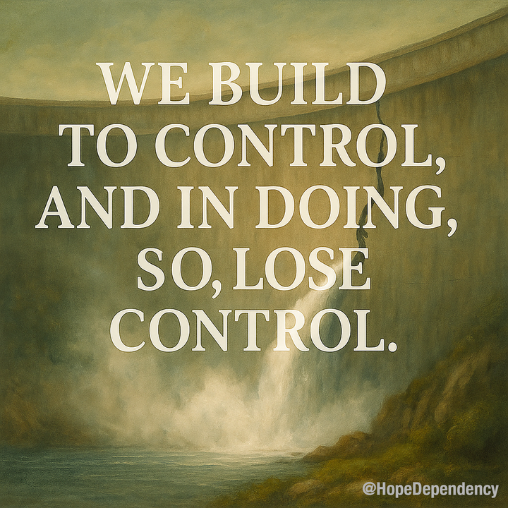 We build to control, and in doing so, lose control.