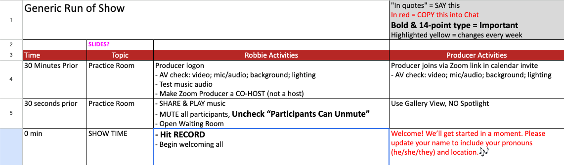 What Is a Run of Show and Why Does Your Virtual Event Need One?