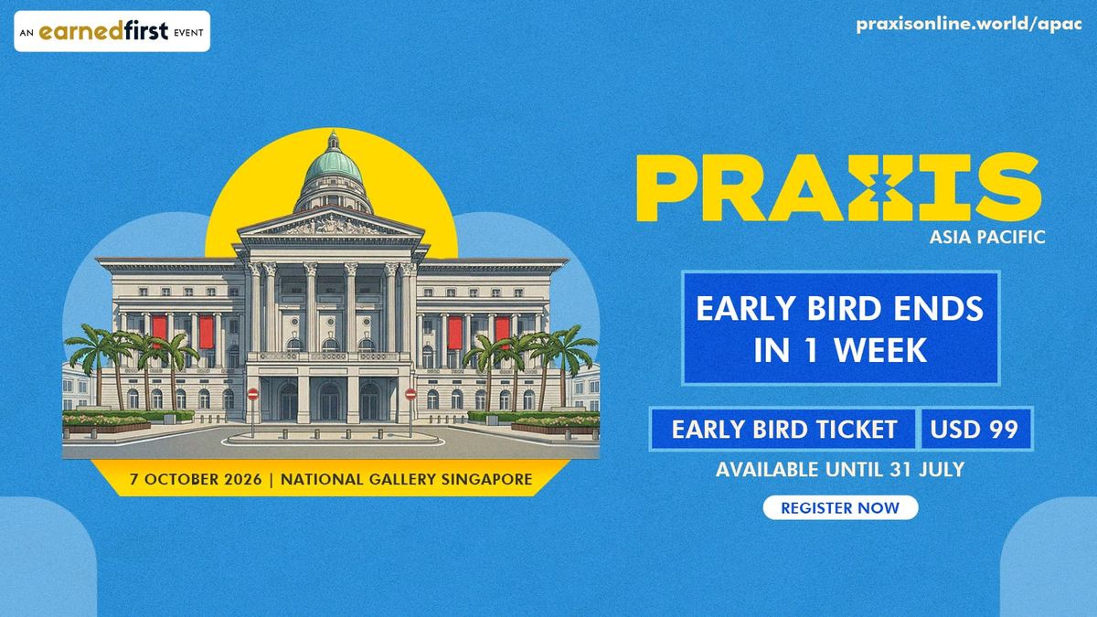 ⌛️ Early Bird ends on 31 July | PRAXIS Asia-Pacific