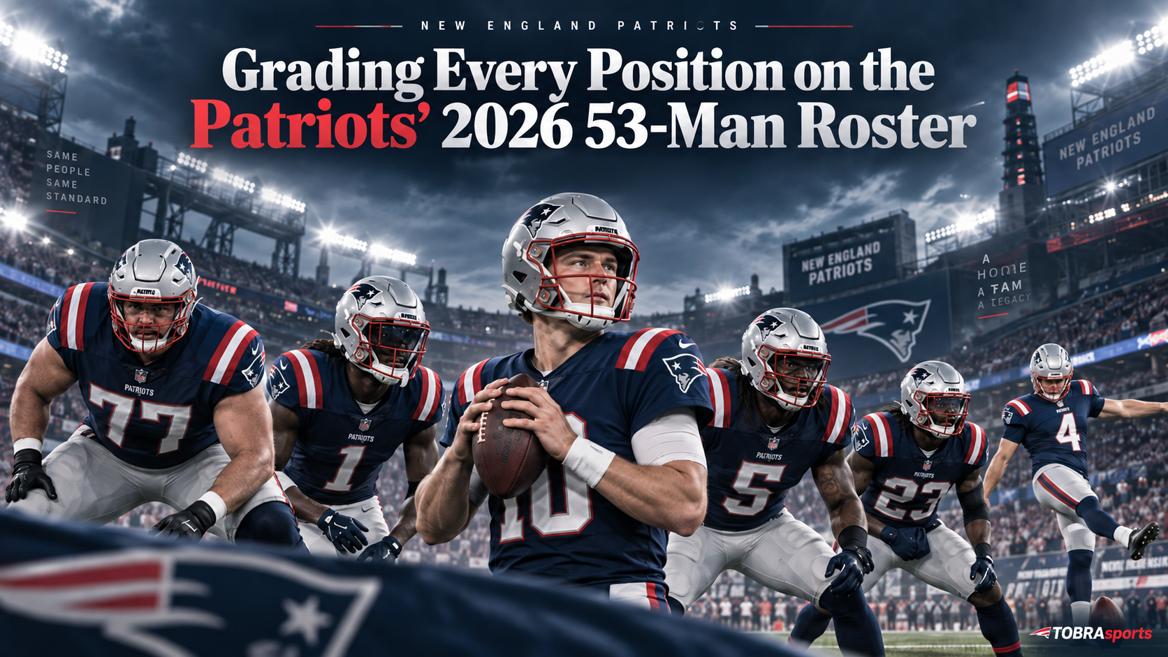 Grading Every Position on the Patriots' 2026 53-Man Roster