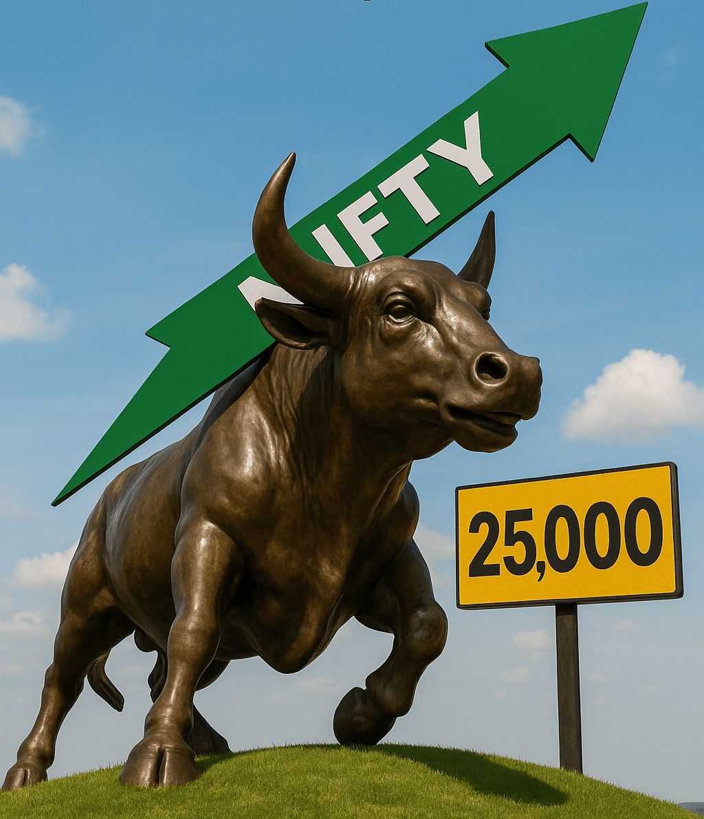 Nifty Reclaims 25,000: A Market Rally Fueled by Trade Hopes, Earnings Strength, and Global Optimism