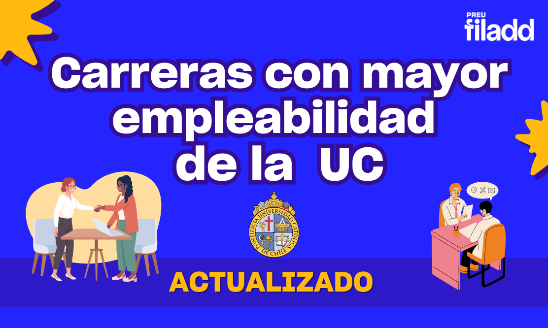 Las carreras con mayor empleabilidad  de la PUC - actualizado