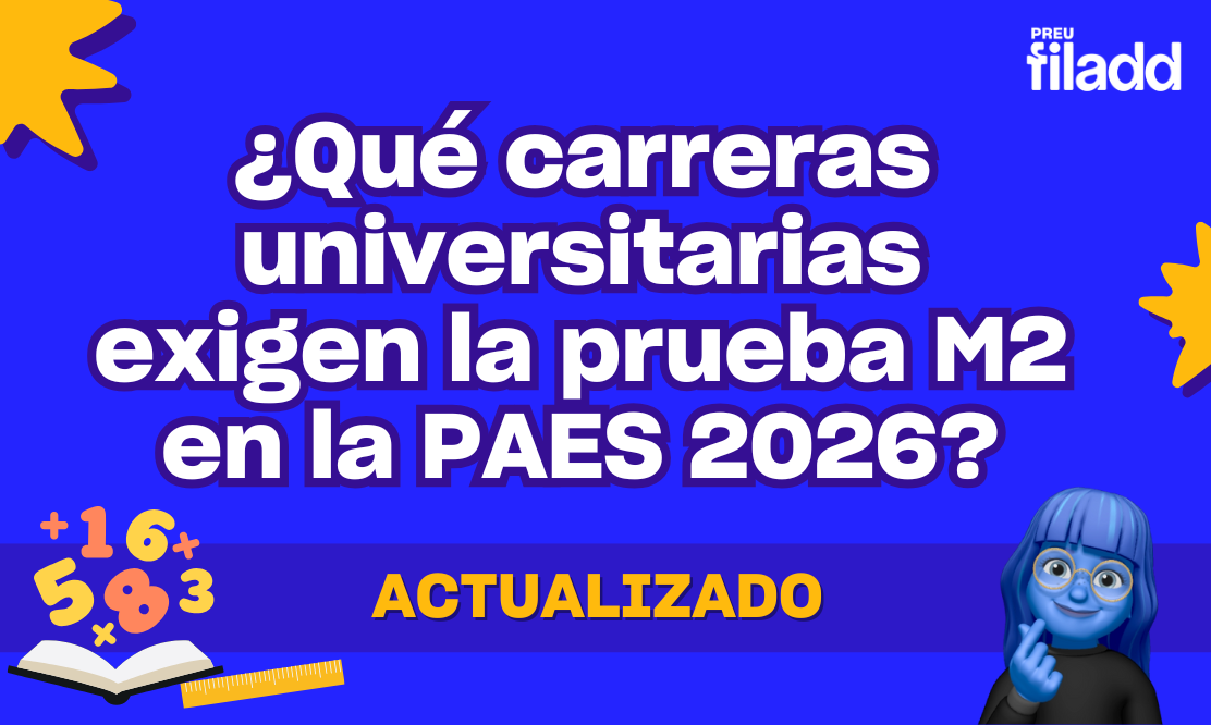 Carreras que piden la PAES Matemática M2 en 2026