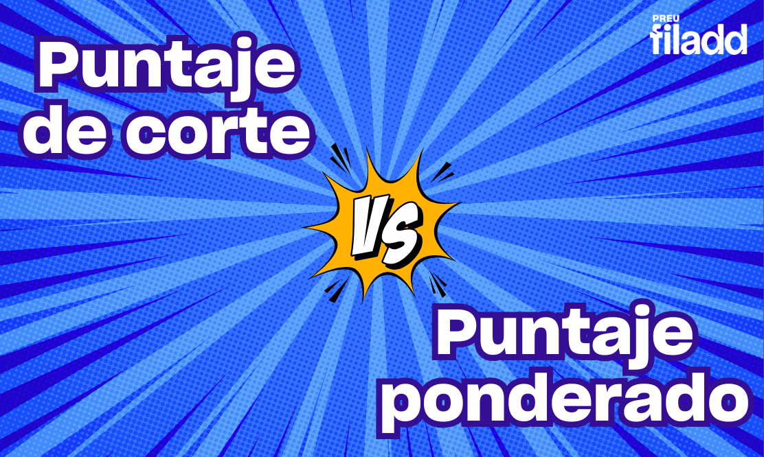 ¿Qué son los puntajes de corte PAES y cómo se diferencian de los puntajes ponderados?