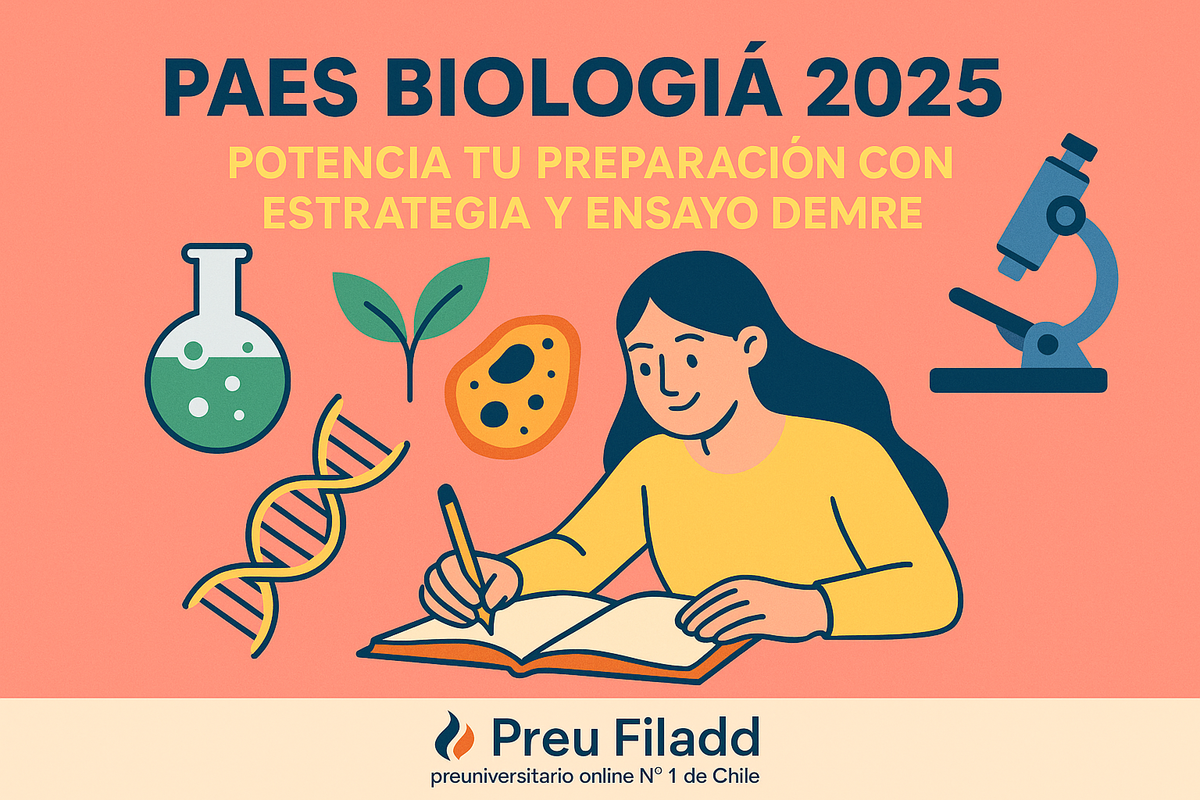 ¿Cómo estudiar Biología para la PAES 2025 de forma efectiva y ordenada?