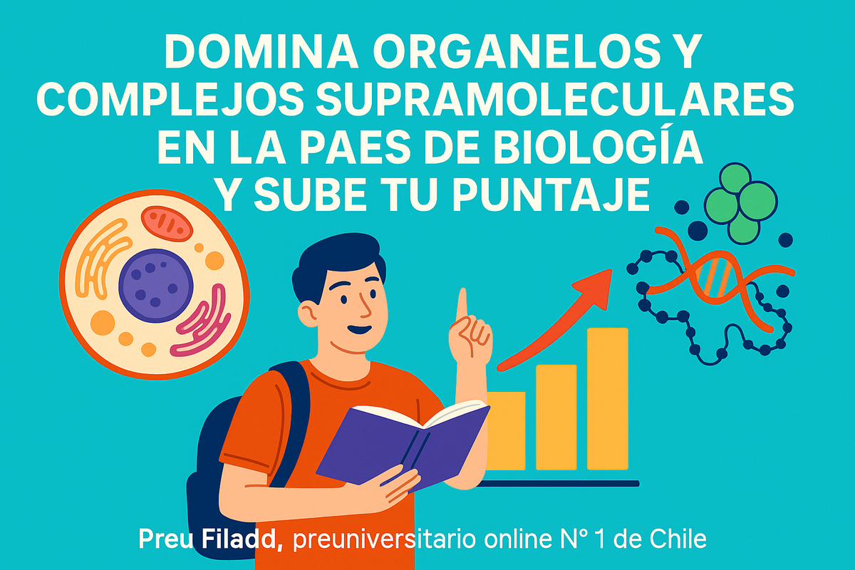 Domina organelos y complejos supramoleculares en la PAES de Biología y sube tu puntaje