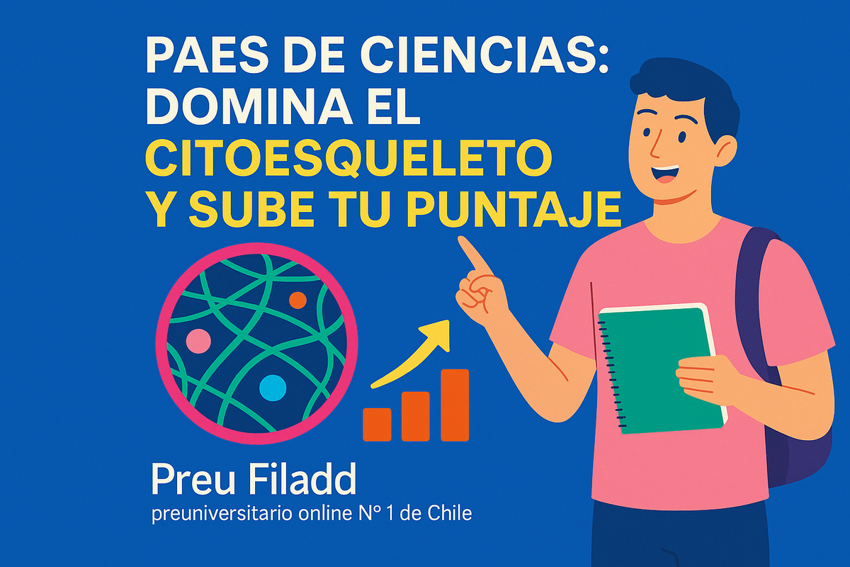 Responder correctamente las preguntas de citoesqueleto en la PAES de Biología