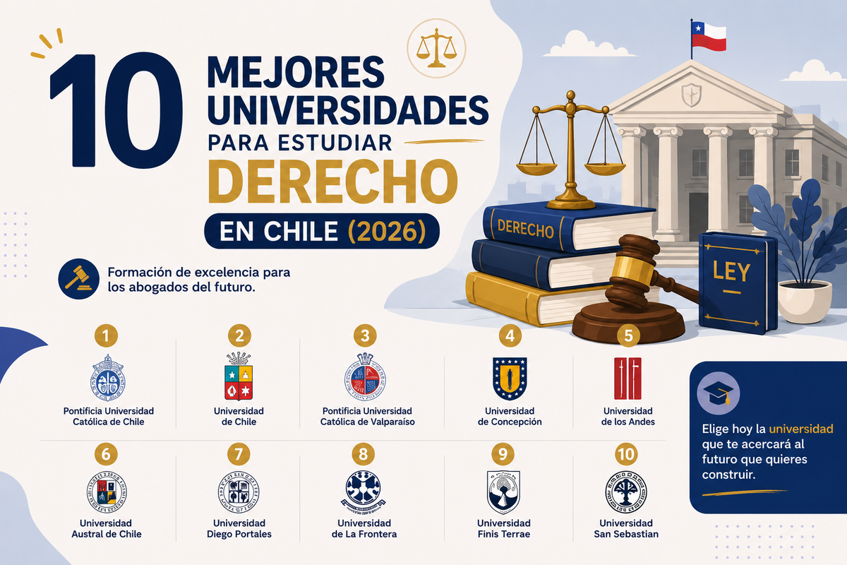 10 Mejores Universidades para Estudiar Derecho en Chile (2026)