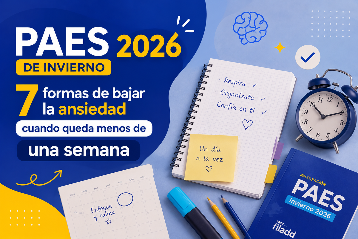 PAES de Invierno 2026: 7 formas de bajar la ansiedad cuando queda menos de una semana