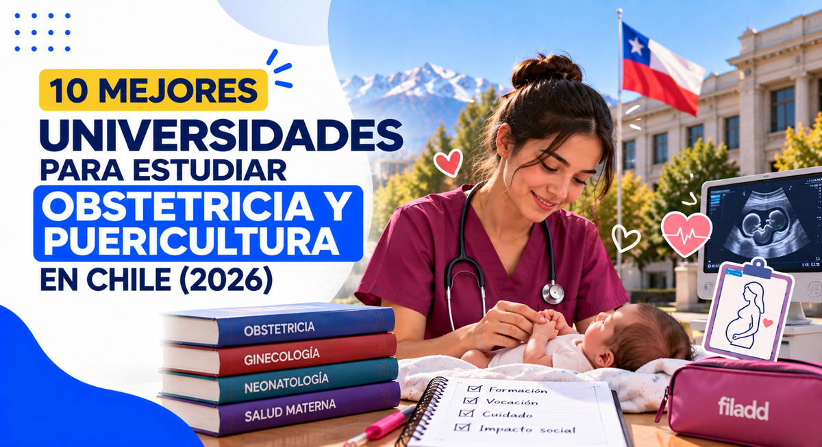 10 Mejores Universidades para Estudiar Obstetricia y Puericultura en Chile (2026)