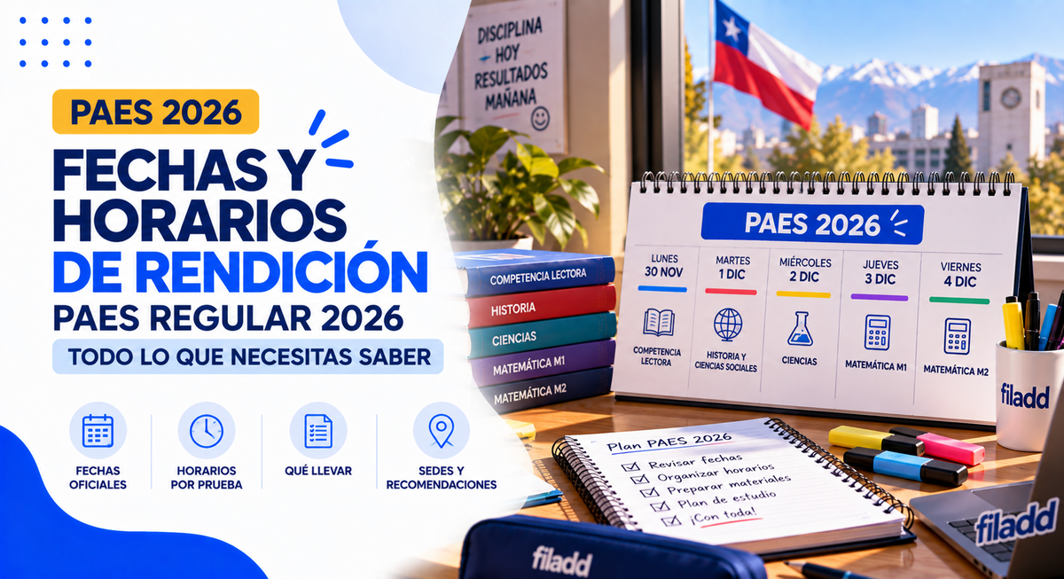 Fechas y Horarios de Rendición PAES Regular 2026: Todo lo que Necesitas Saber