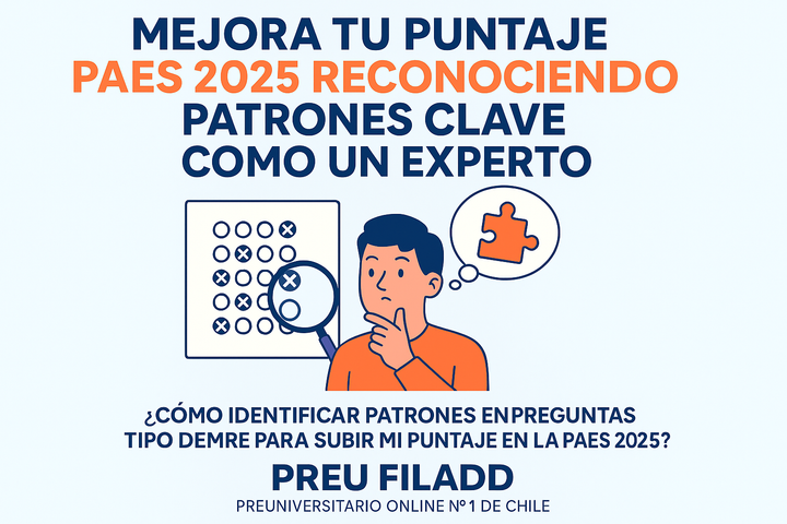 Mejora tu puntaje en la PAES 2025: reconoce patrones claves como un experto
