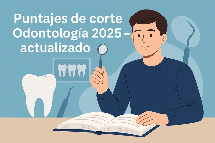 Puntajes de corte Odontología Admisión 2025 en Chile – actualizado