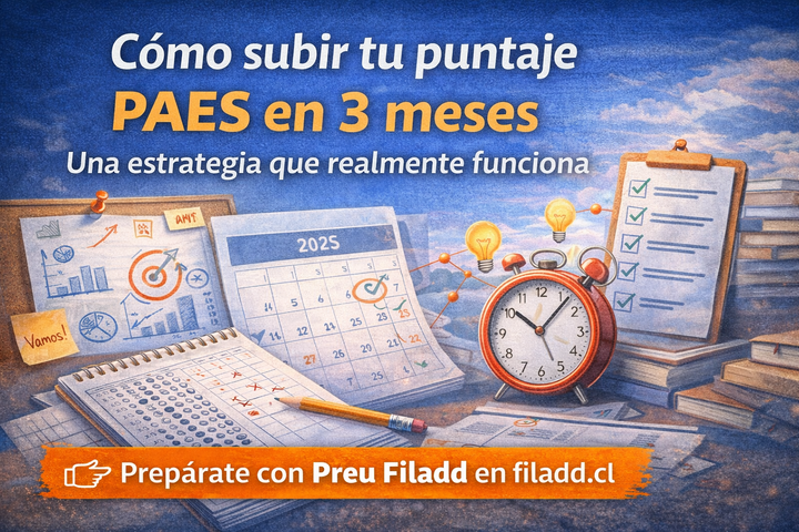 Cómo subir tu puntaje PAES en 3 meses: estrategia real que sí funciona
