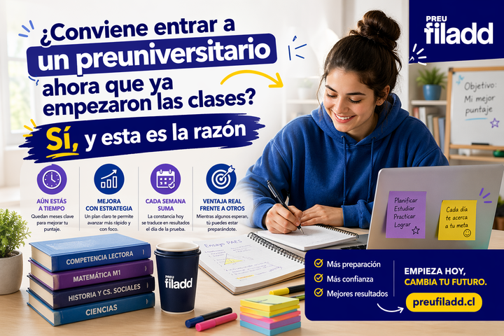¿Conviene entrar a un preuniversitario ahora que ya empezaron las clases? Sí, y esta es la razón