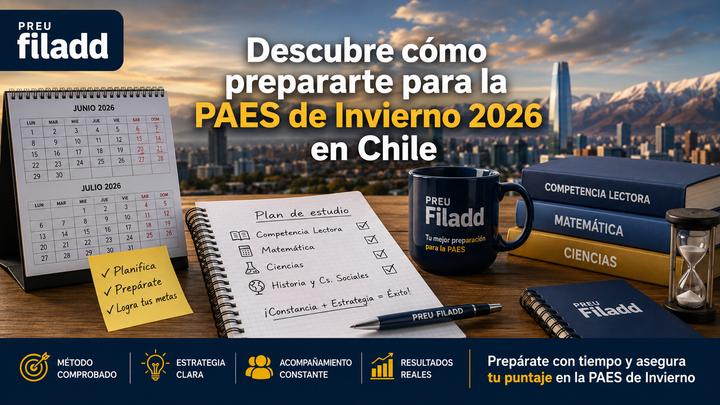Las últimas semanas antes de la PAES de invierno son las que más importan