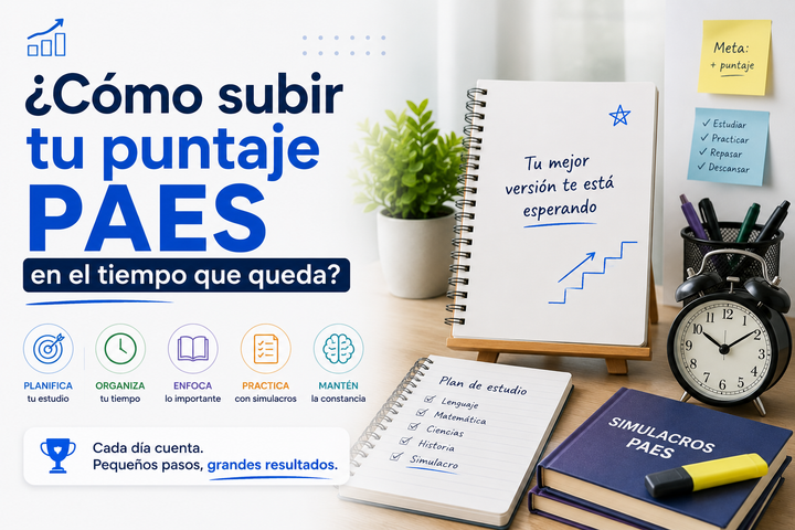 ¿Cómo subir tu puntaje PAES en el tiempo que queda?