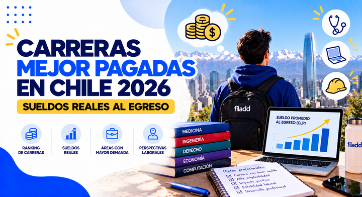 Carreras Mejor Pagadas en Chile 2026: Sueldos Reales al Egreso