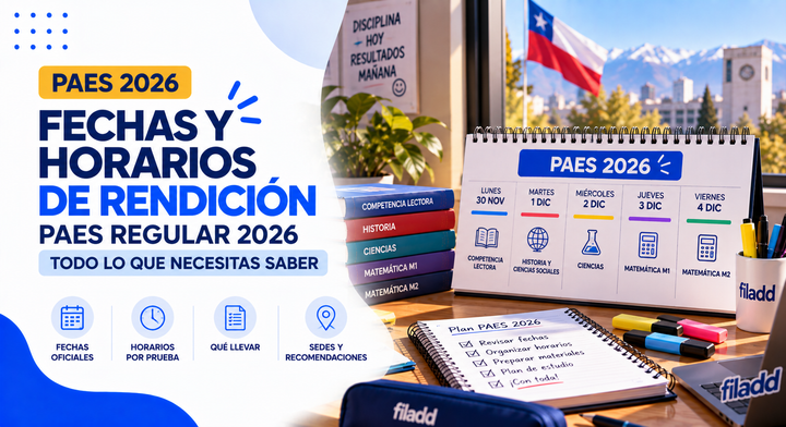 Fechas y Horarios de Rendición PAES Regular 2026: Todo lo que Necesitas Saber