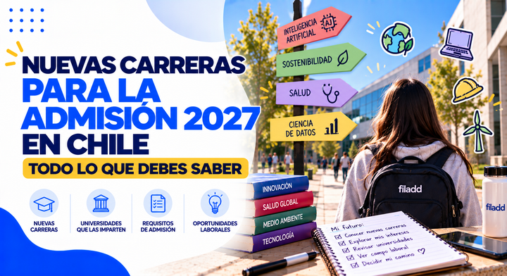 Nuevas Carreras para la Admisión 2027 en Chile: Todo lo que Debes Saber