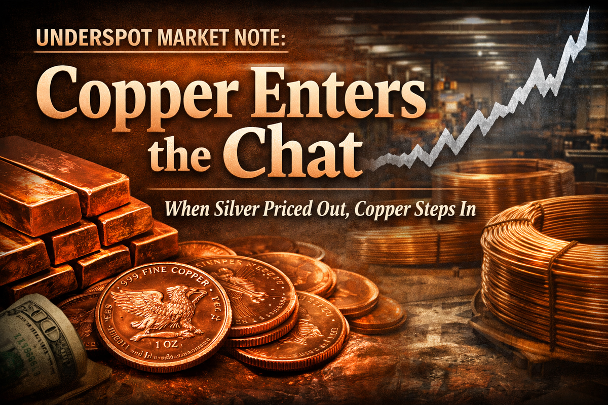 UnderSpot Market Note: Copper Enters the Chat