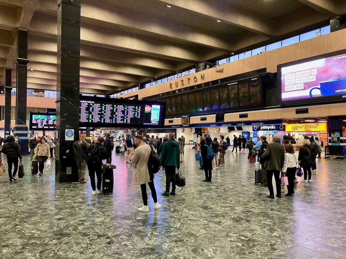 Empfangshalle Bahnhof Euston