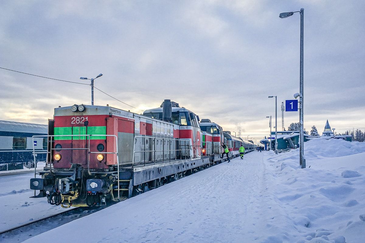 Nachtzug in Kolari