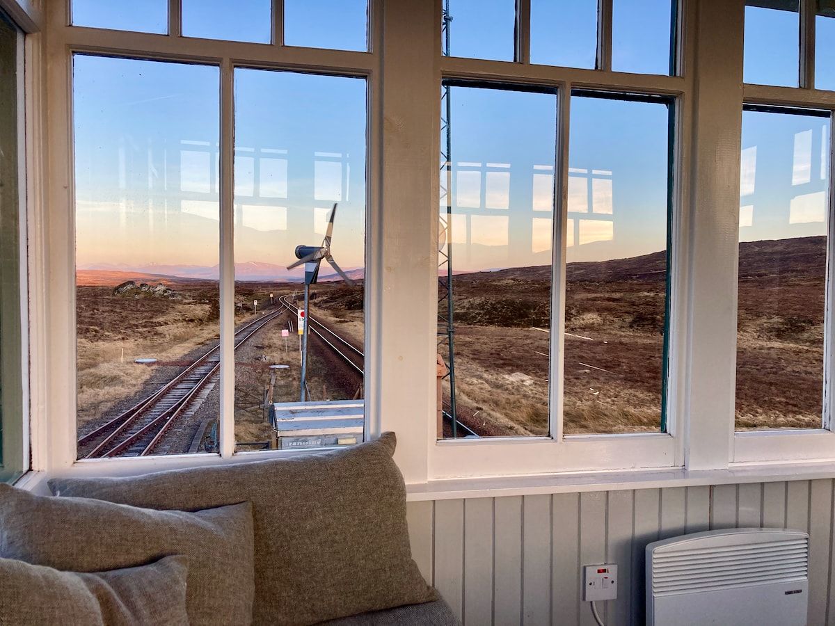 Aussicht auf das Gleis