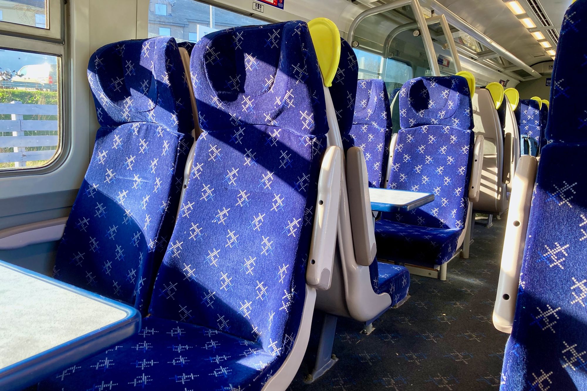 Bild: Sitze in einem Zug von ScotRail