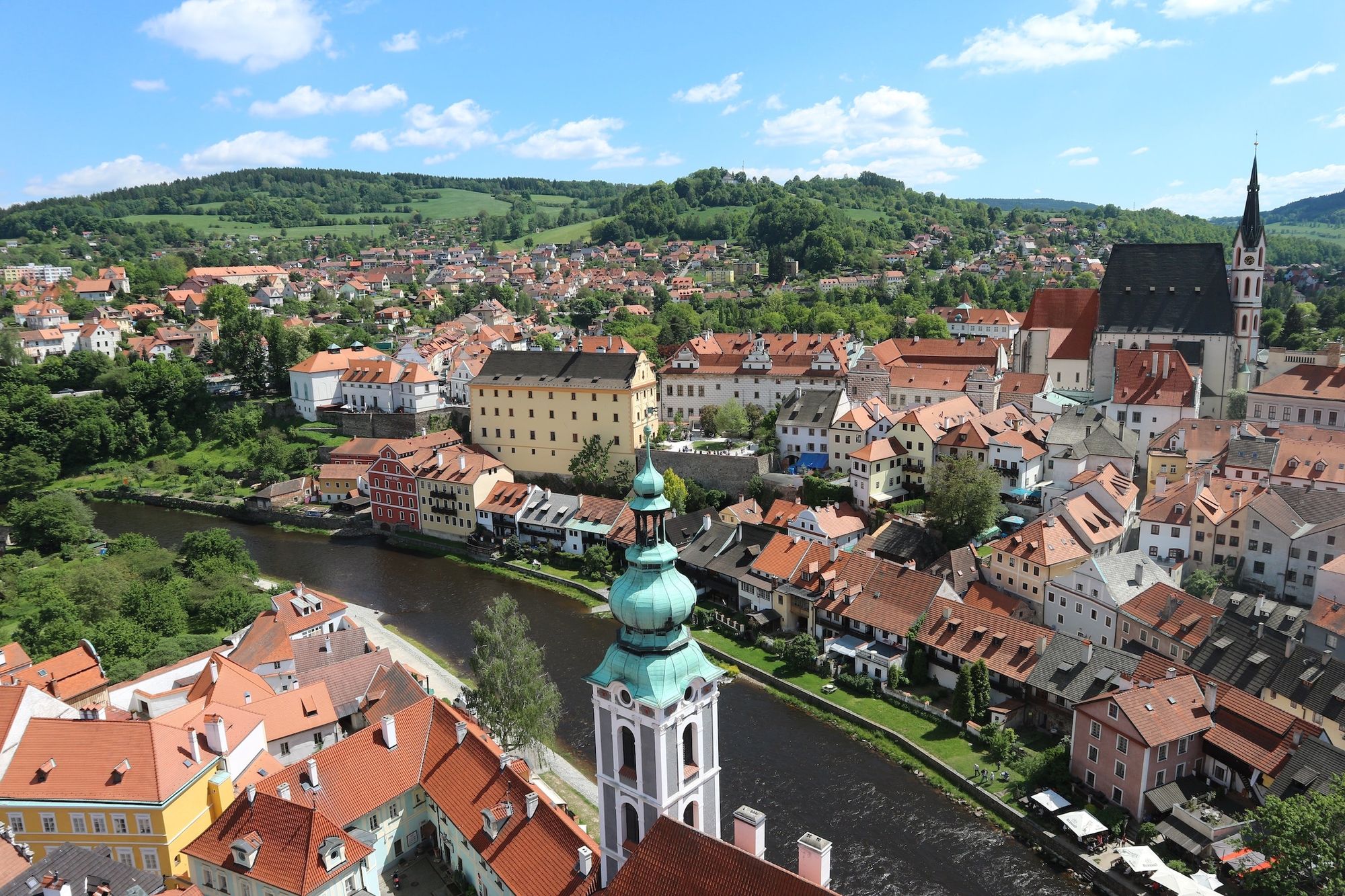 Blick auf Český Krumlov