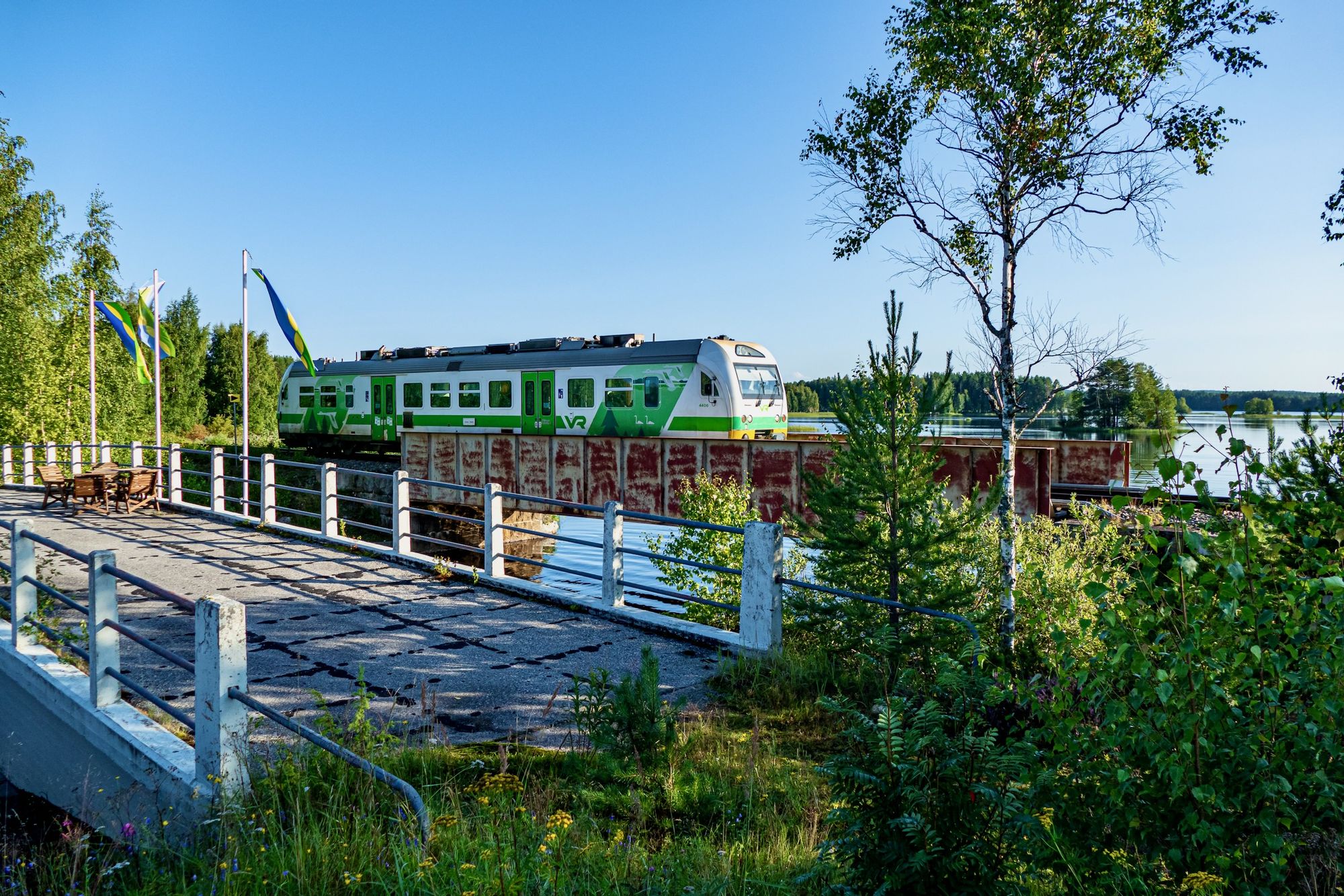 Dieseltriebwagen der finnischen Bahn