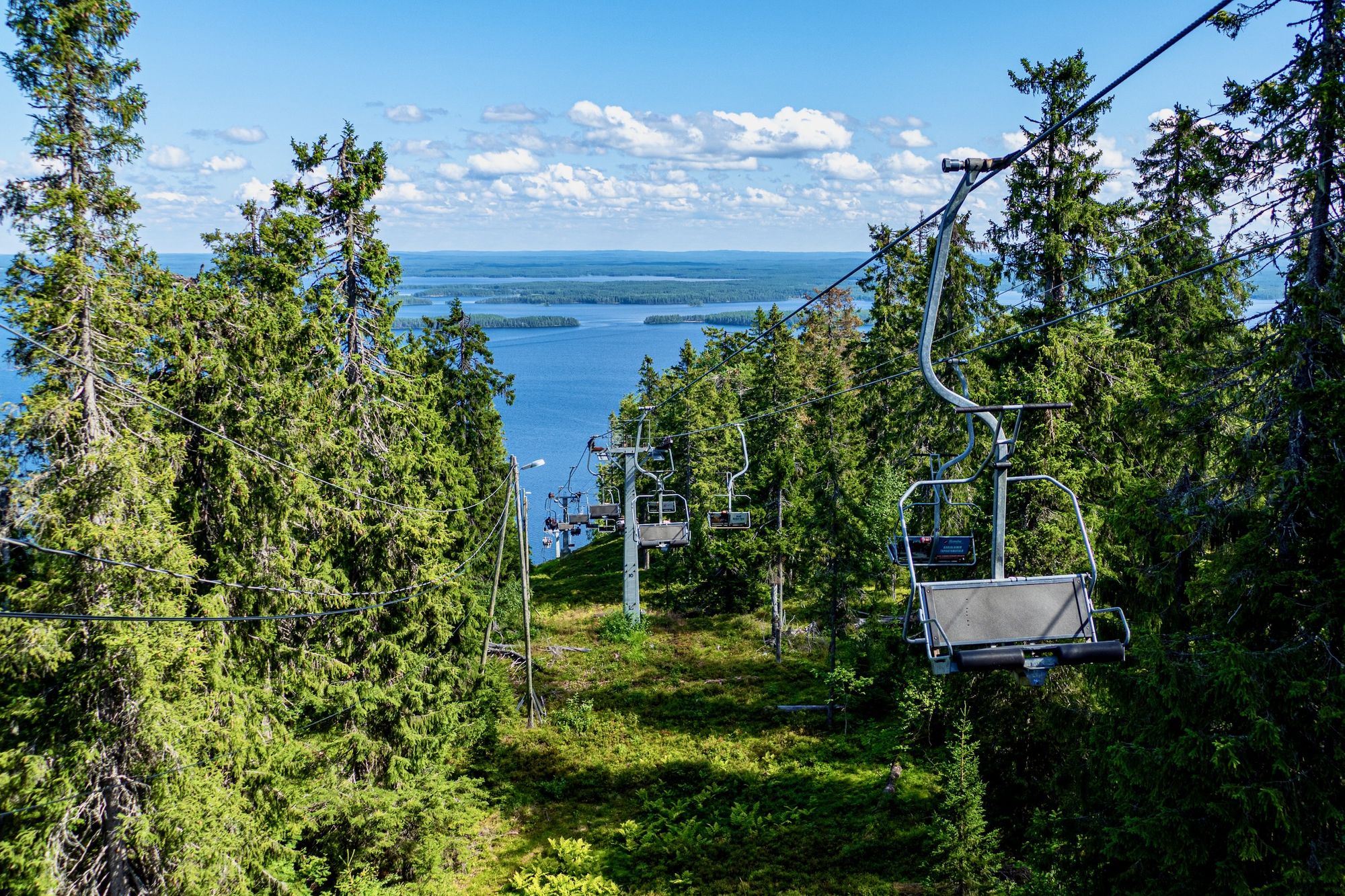 Sessellift im Koli-Nationalpark