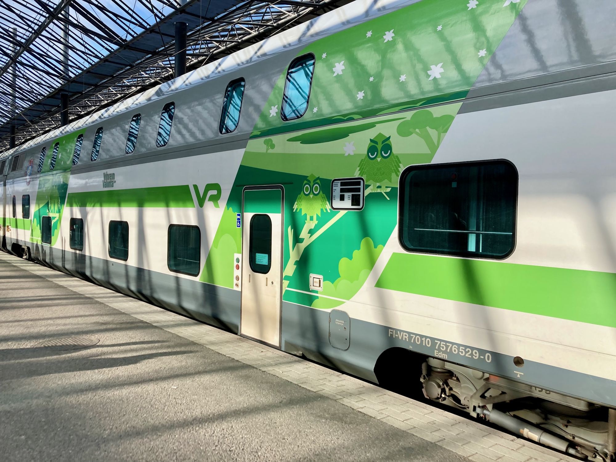 Nachtzug in Finnland