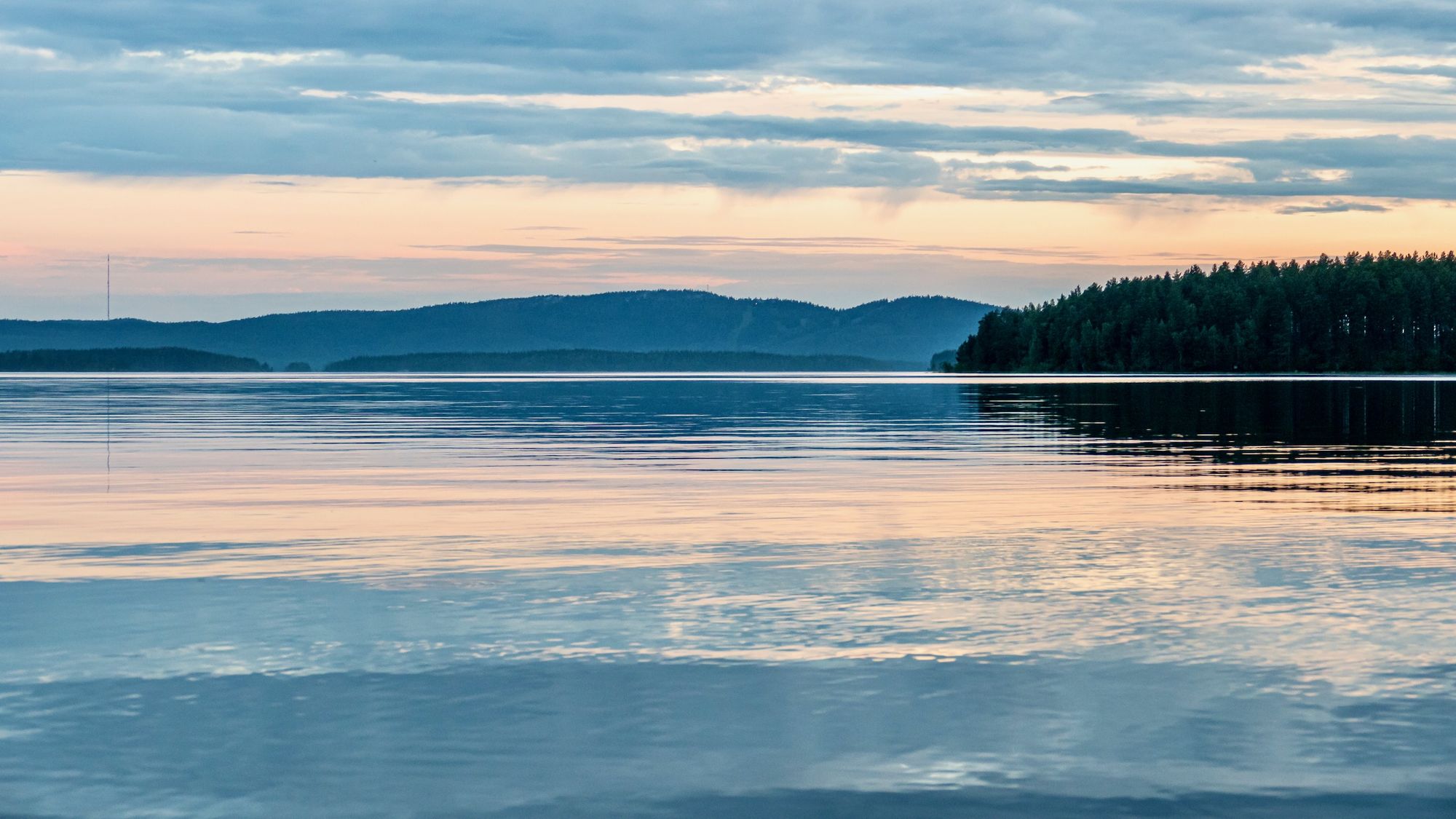 Abendstimmung am Pielinen