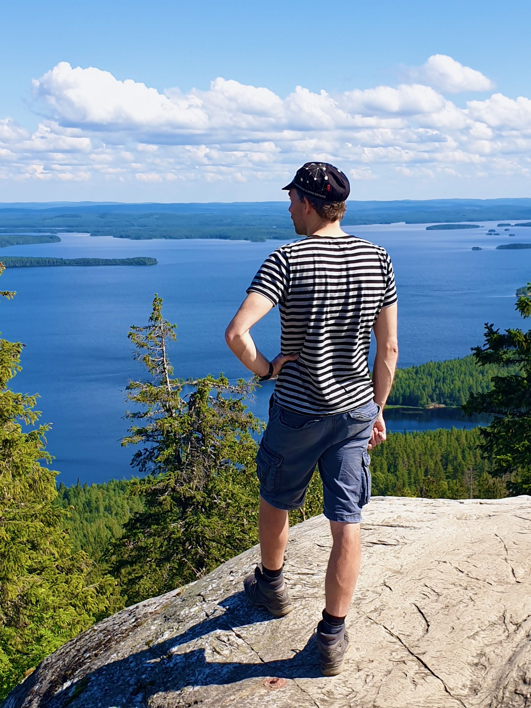 Sebastian auf dem Ukko-Koli