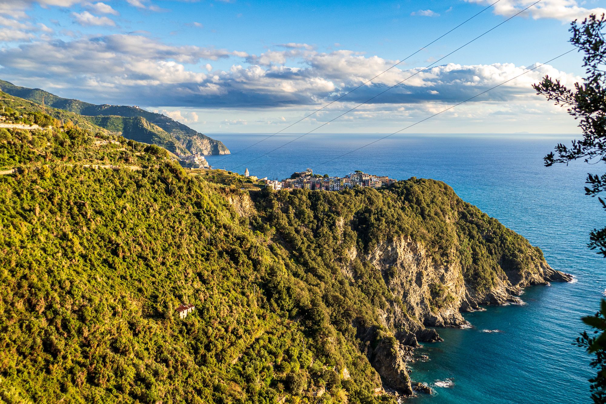 Aussicht beim Wandern in Cinque Terre