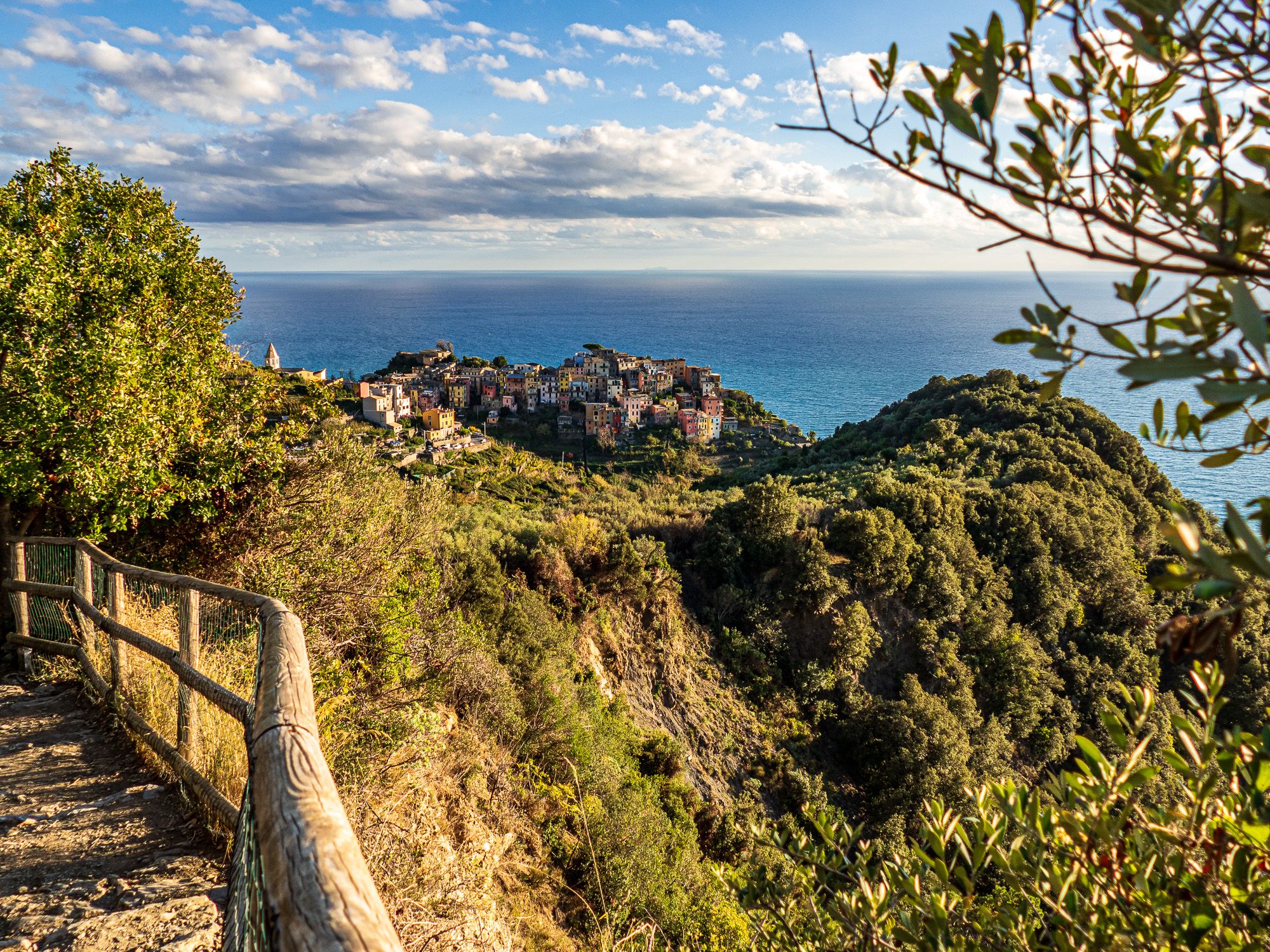 Blick auf Corniglia, Cinque Terre