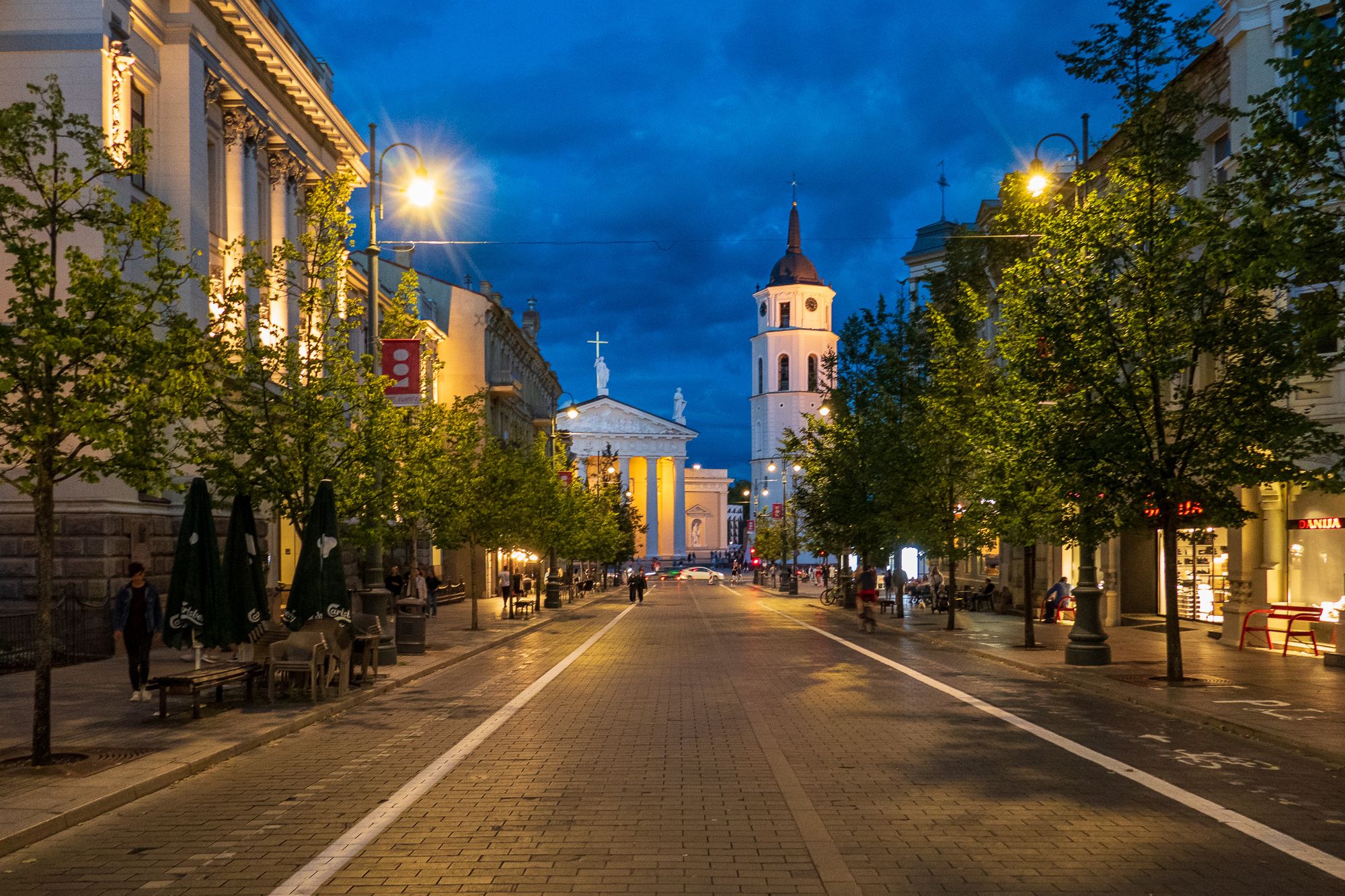 Kathedrale und Glockenturm von Vlinius
