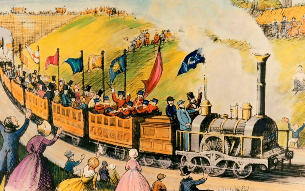Erste Zugreise von Thomas Cook