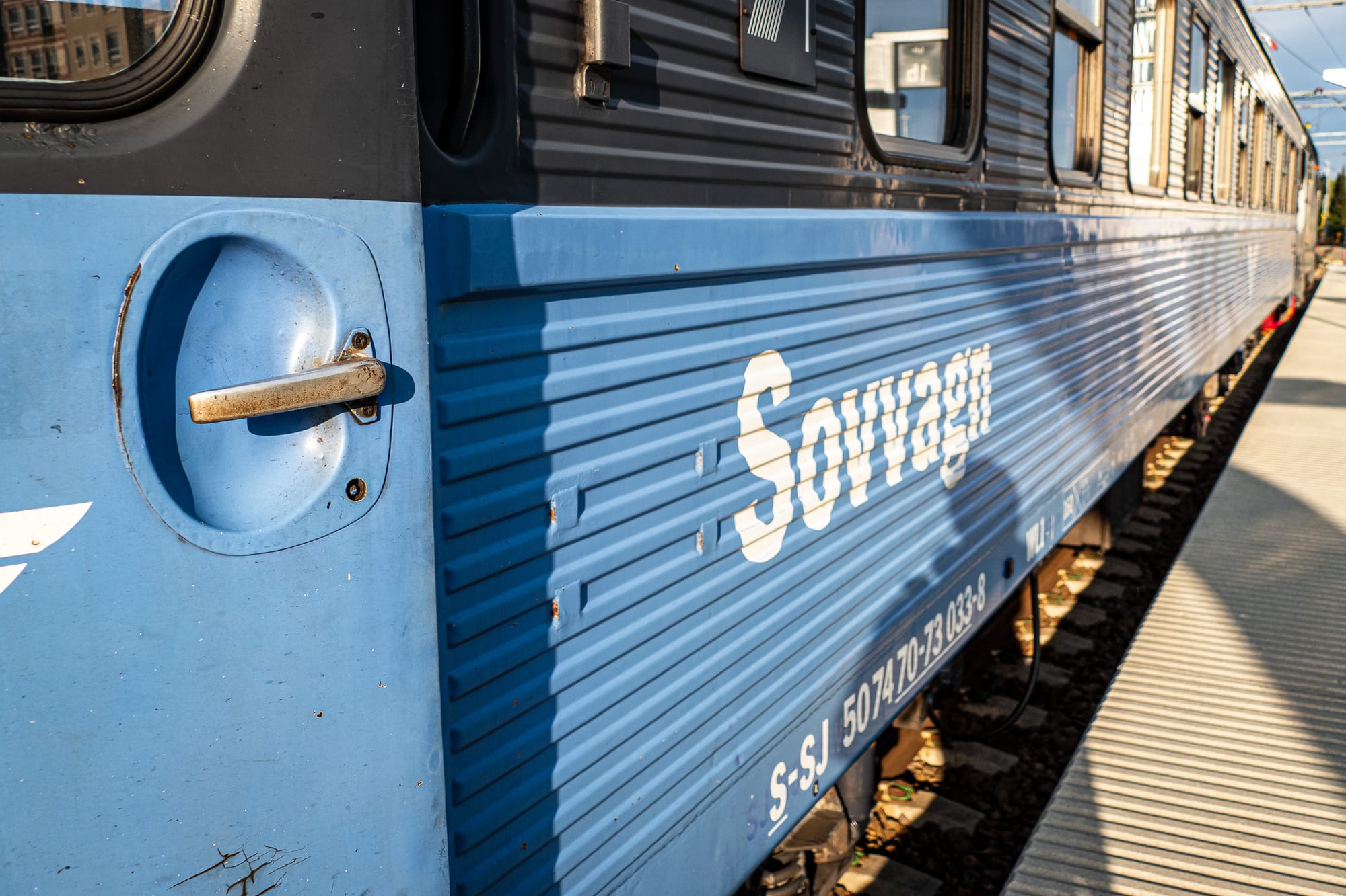 Schlafwagen von außen