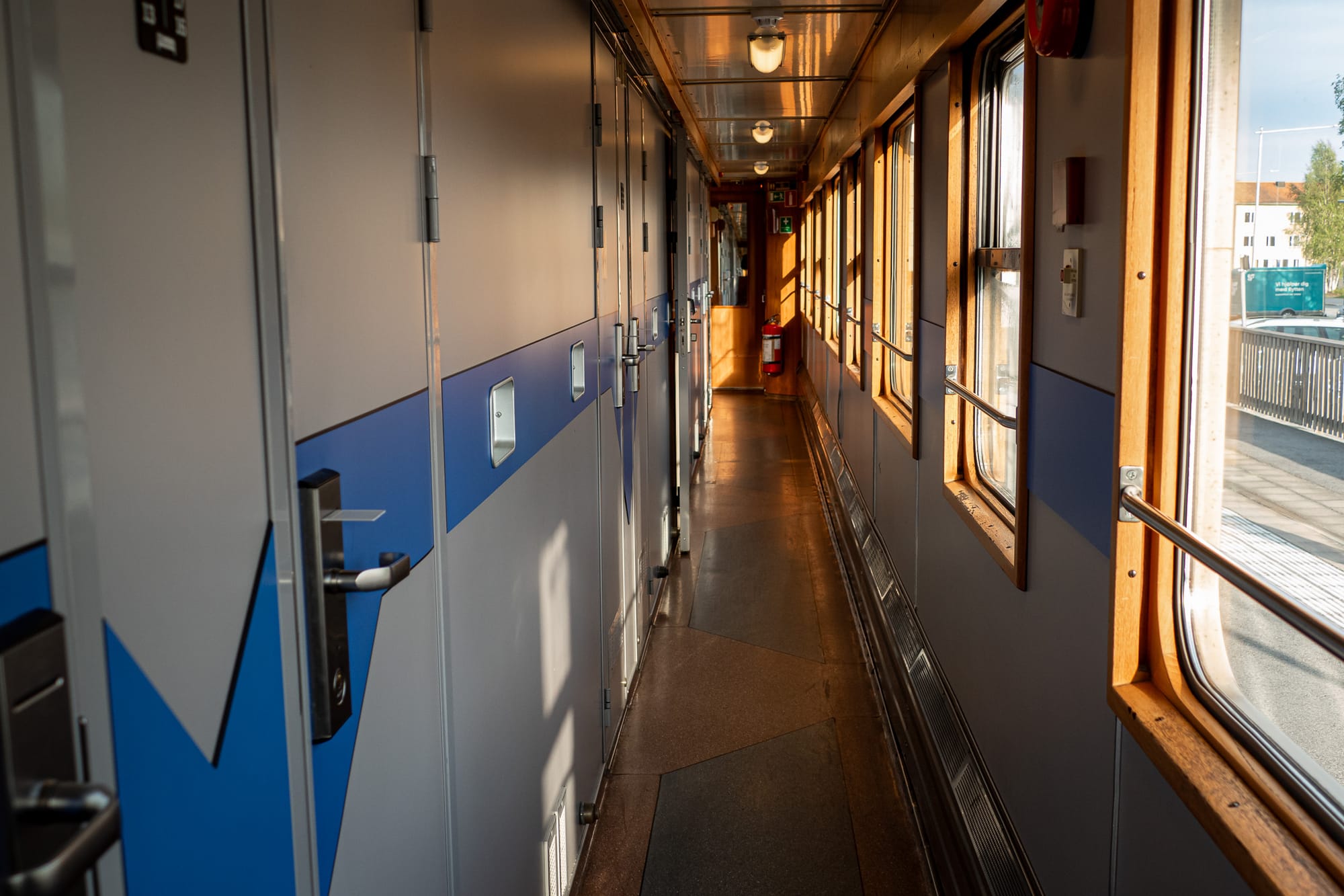 Gang im Schlafwagen
