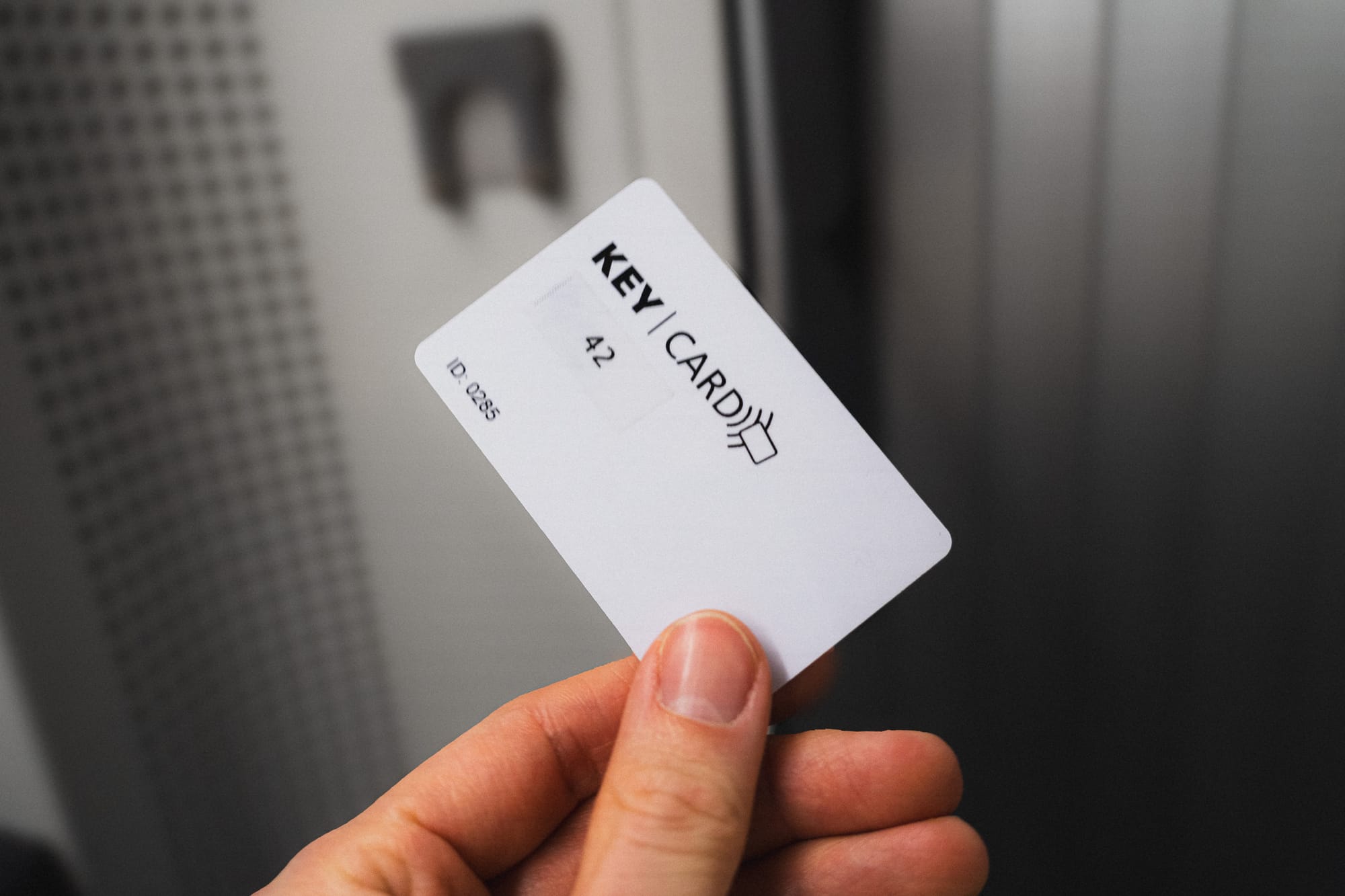 Keycard in meiner Hand