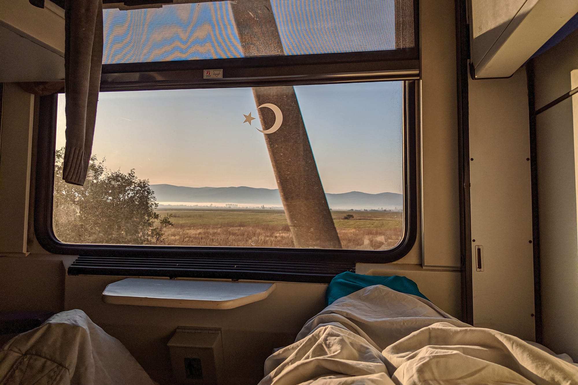 Abteil im türkischen Liegewagen