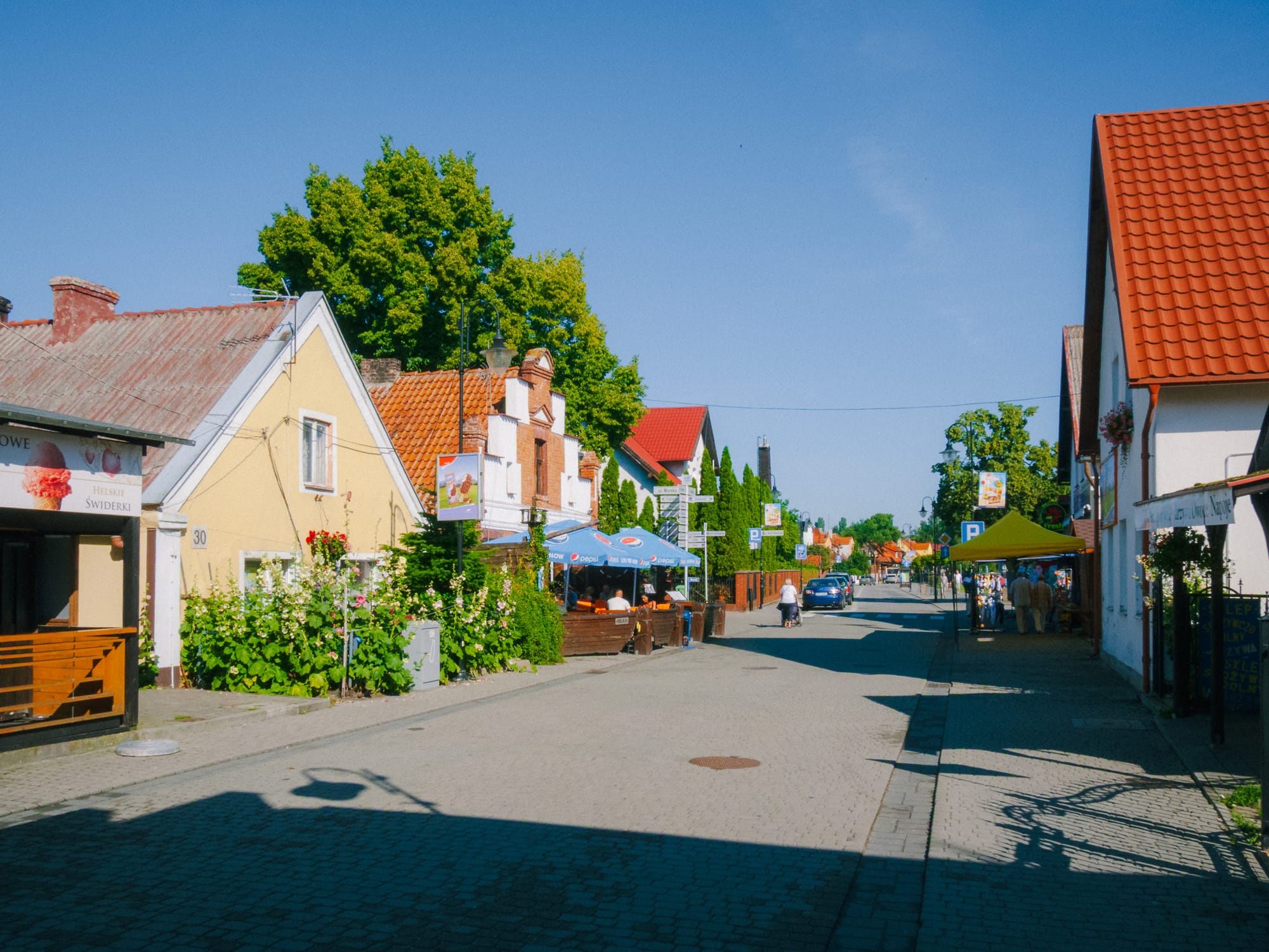 Straßenszene in Hel