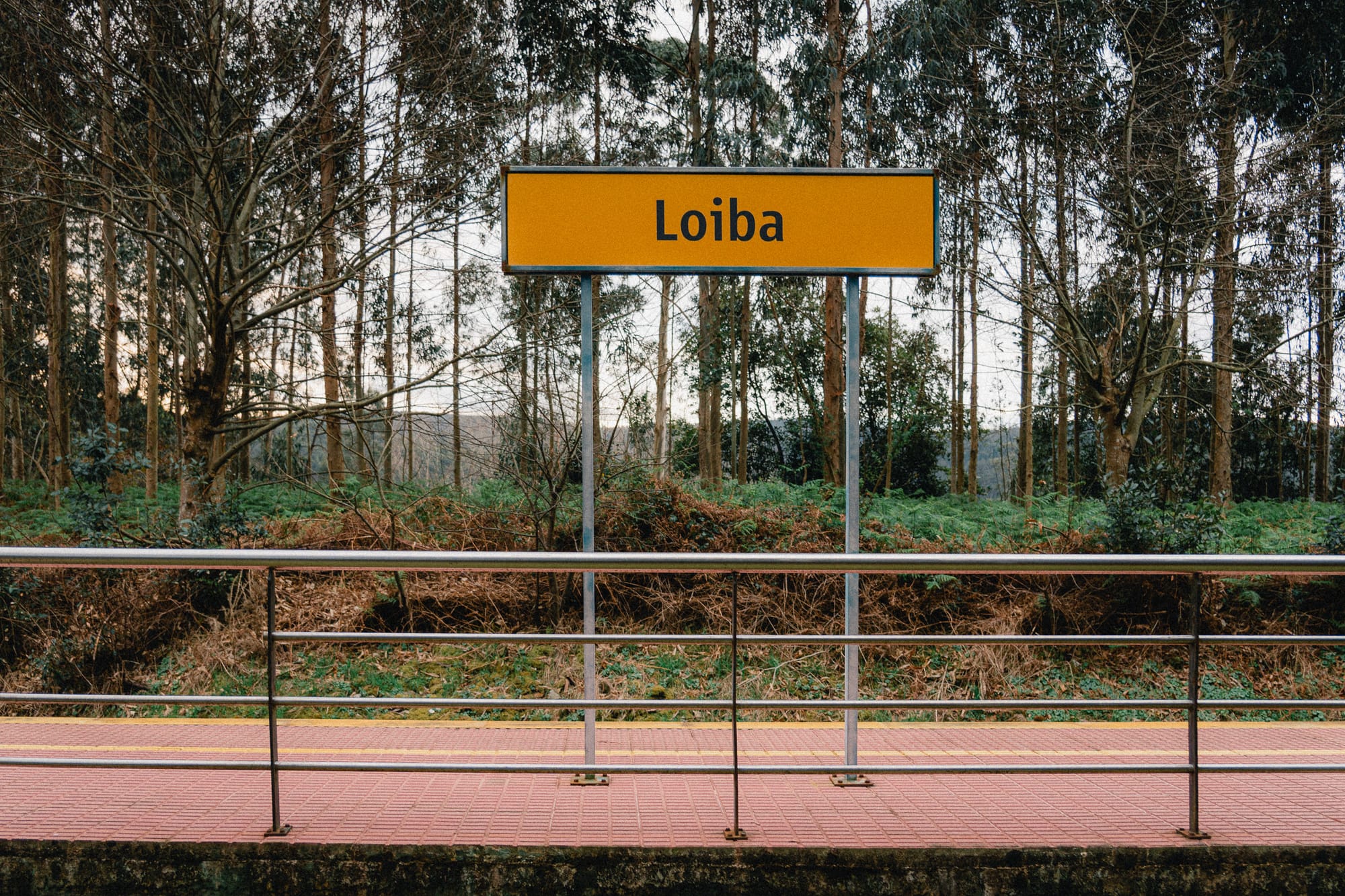 Bahnsteig von Loiba