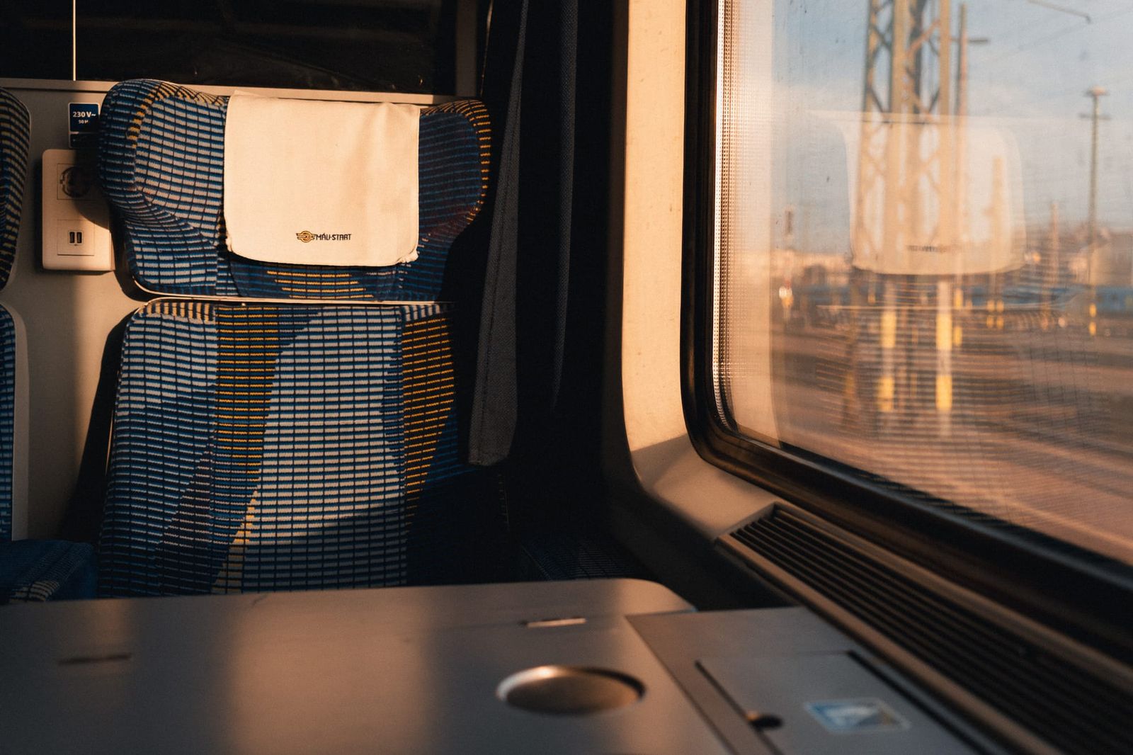 Im Eurocity von Budapest nach Wien